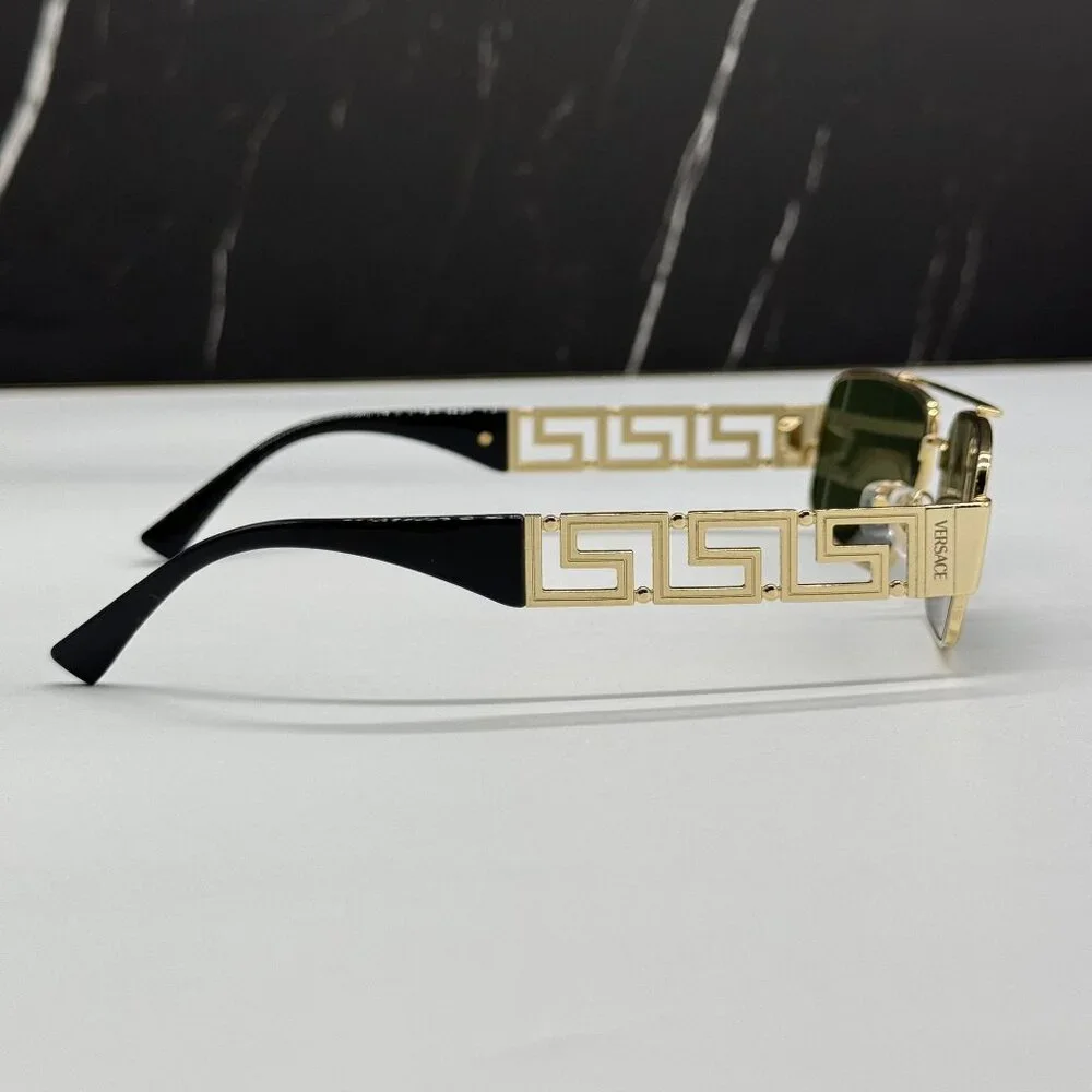 NEW VERSACE VE2257 1002/71 SUNGLASSES MOD 2257 GOLD UNISEX EYEWEAR VE2257 100271